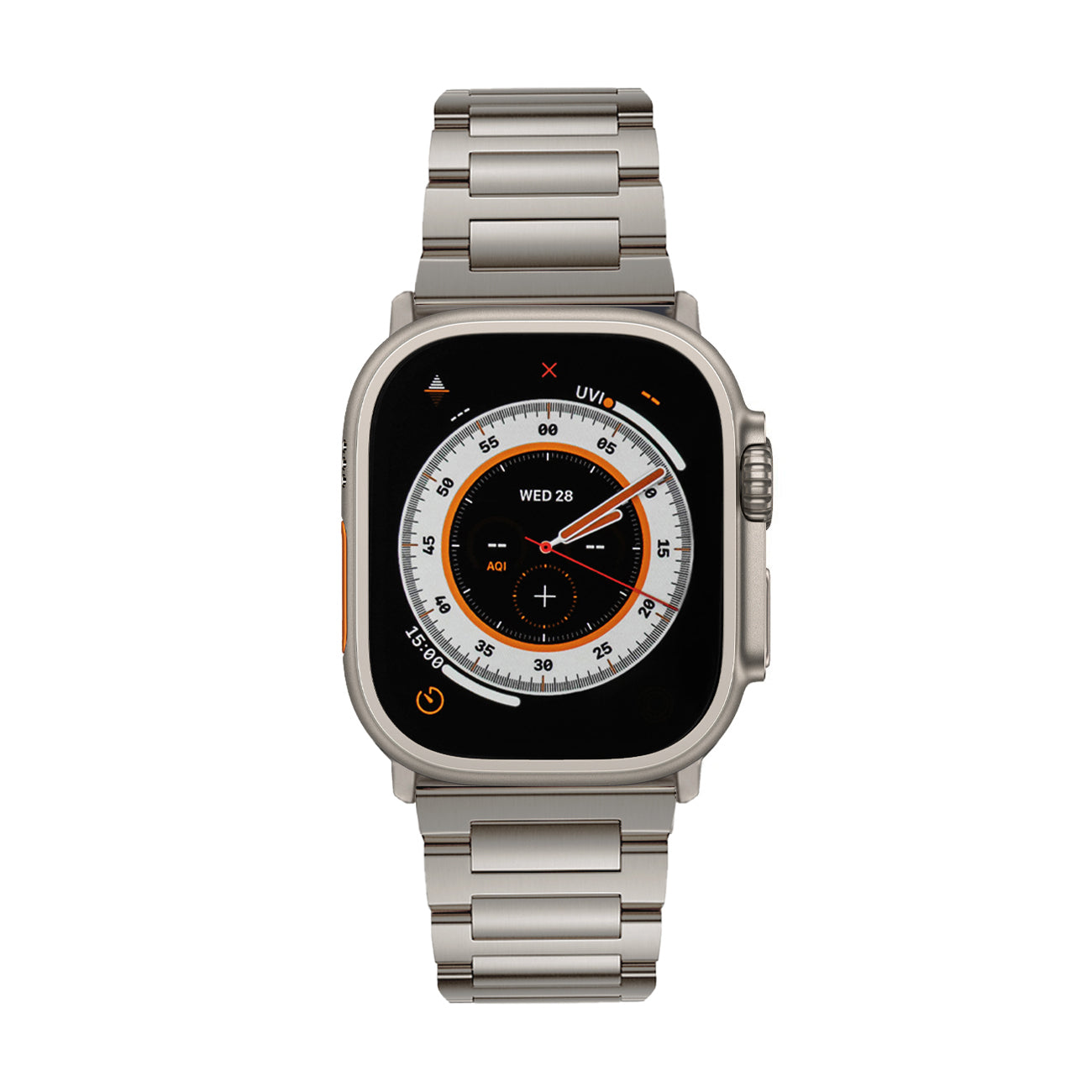 Titanium Apple Watch Ultra 3, 2 & Ultra Band - SANDMARC display picture 1