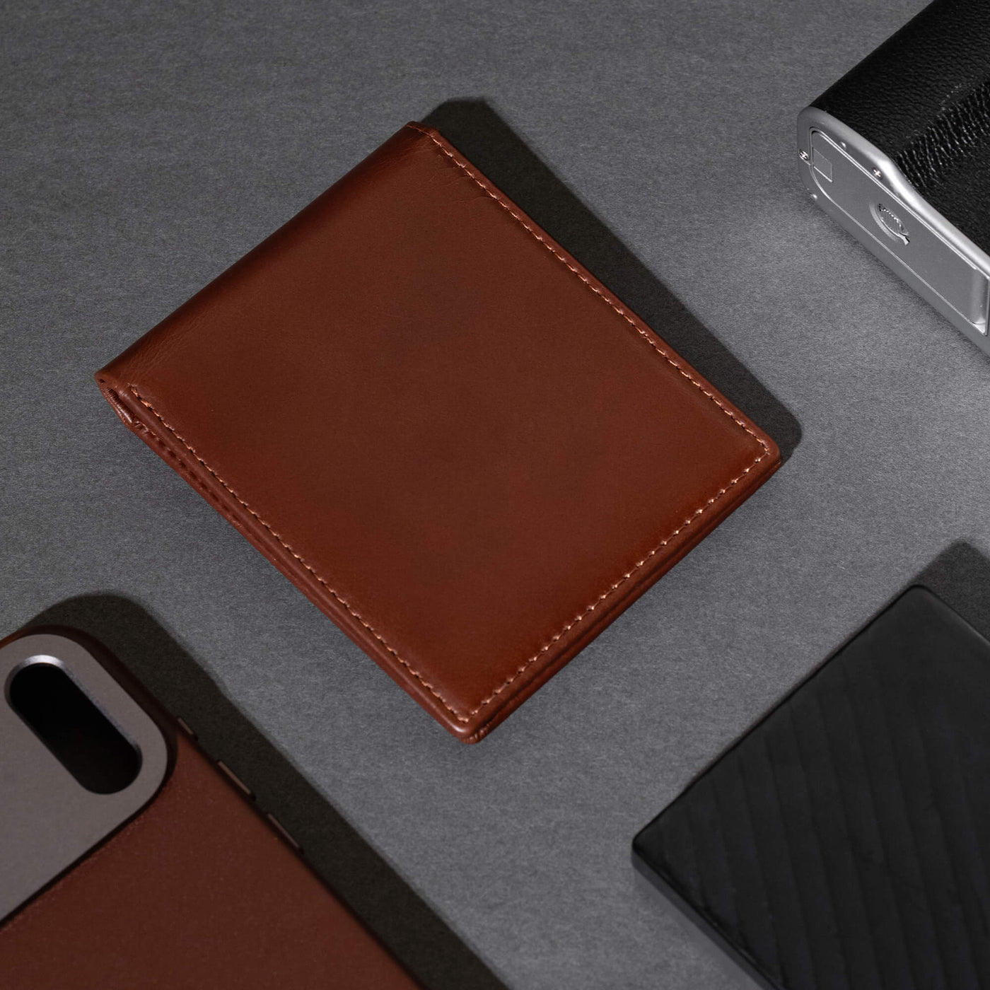 Capture Leather Wallet - SANDMARC #color_brown