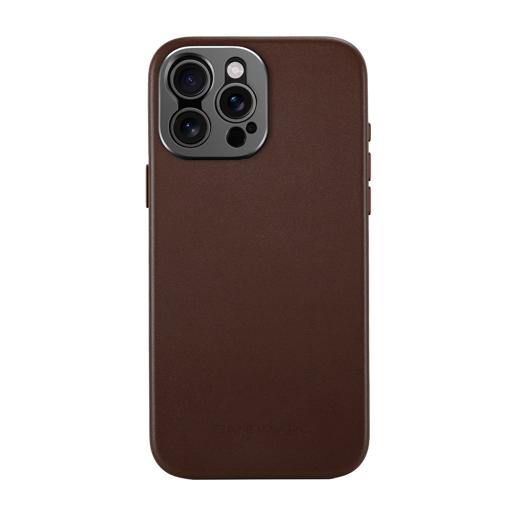 iPhone 16 Pro Max Leather Case | Brown (works with MagSafe) - SANDMARC