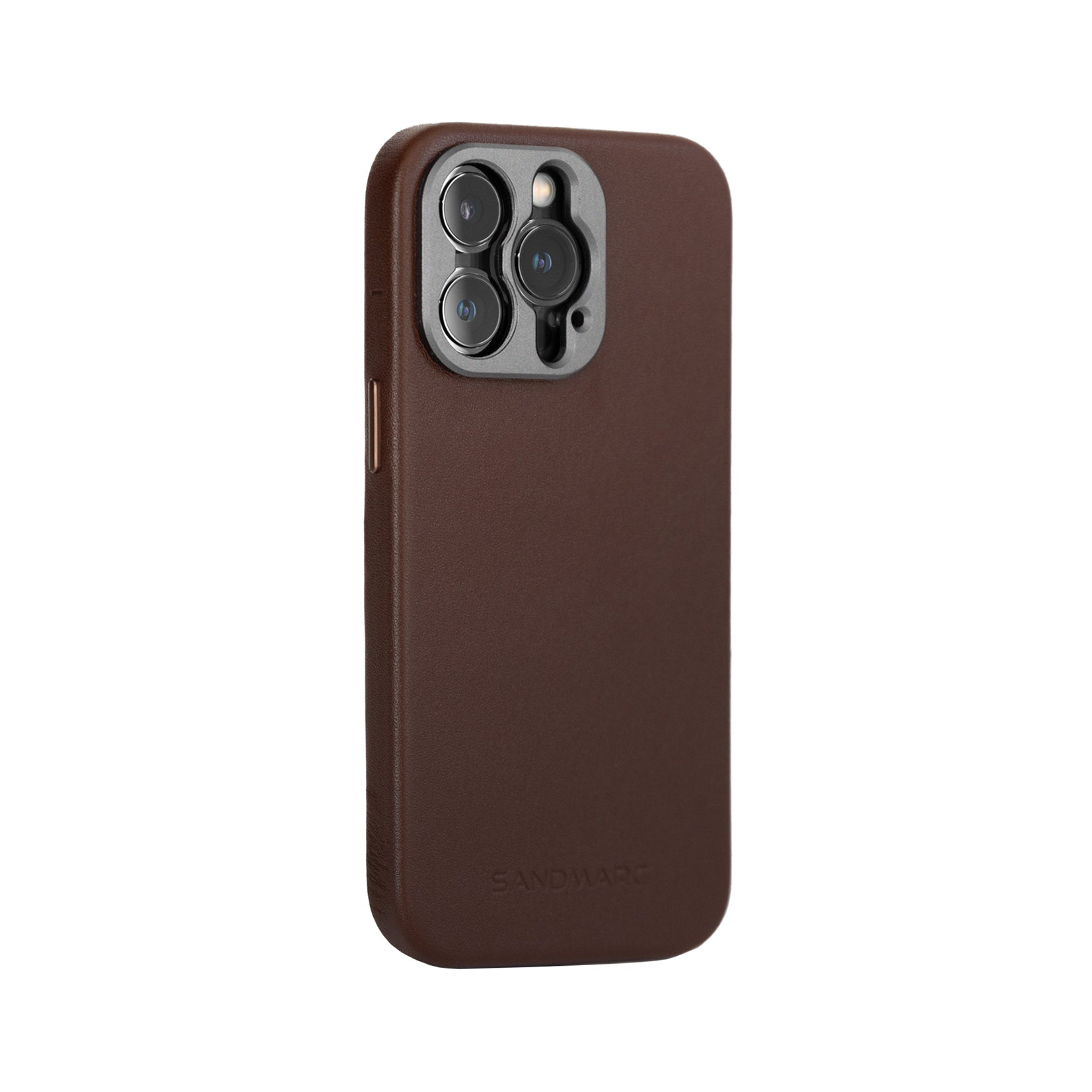 iPhone 14 Pro Leather Case | Brown (works with MagSafe) - SANDMARC iPhone 14 Pro Leather Case | Brown (works with MagSafe) - SANDMARC
