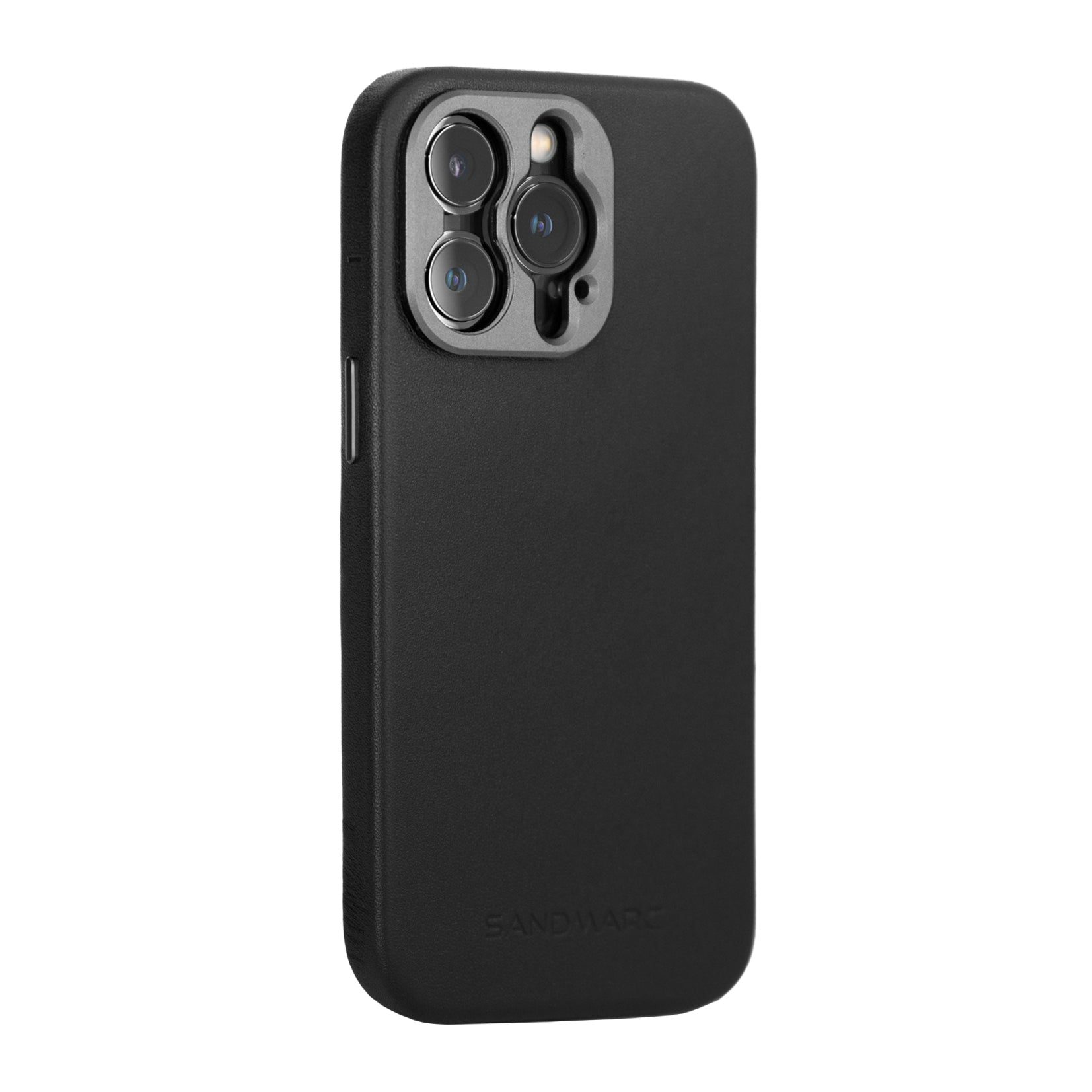 iPhone 14 Pro Max Leather Case | Black (works with MagSafe) - SANDMARC iPhone 14 Pro Max Leather Case | Black (works with MagSafe) - SANDMARC