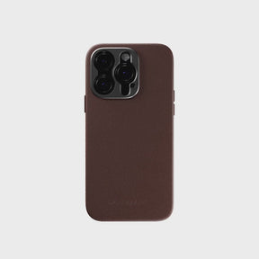 Pro Leather Case - iPhone 14 Pro - Brown (MagSafe Compatible)