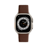 Apple Watch Ultra Leather Band #color_brown