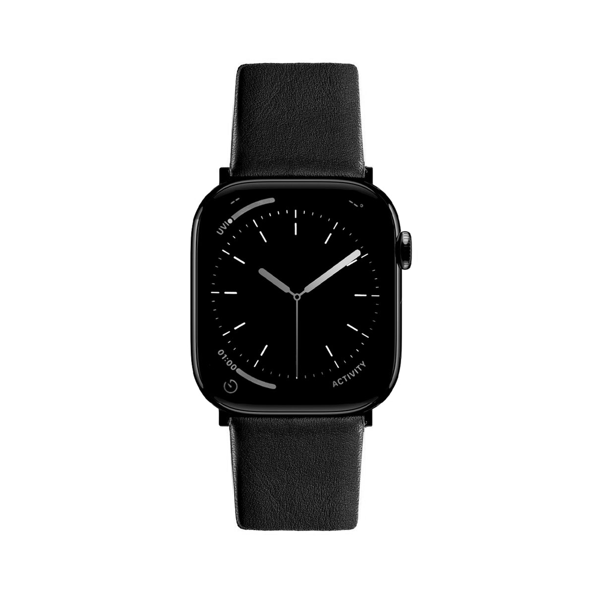 Apple Watch Series 10 Leather Band #color_black
