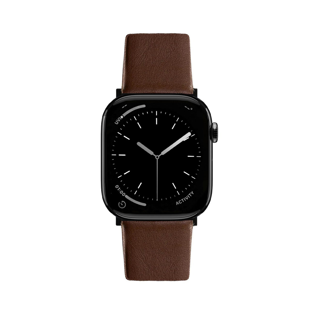 Apple Watch Series 10 Leather Band #color_brown