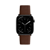 Apple Watch Series 10 Leather Band #color_brown