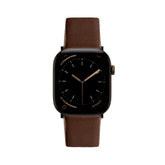 Apple Watch Series 12Leather Band Dark Bronze #color_brown