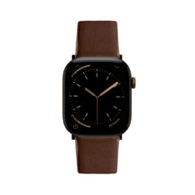 Apple Watch Series 12Leather Band Dark Bronze #color_brown