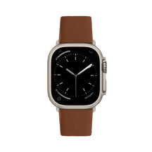 Apple Watch Ultra Leather Band Orange #color_tan