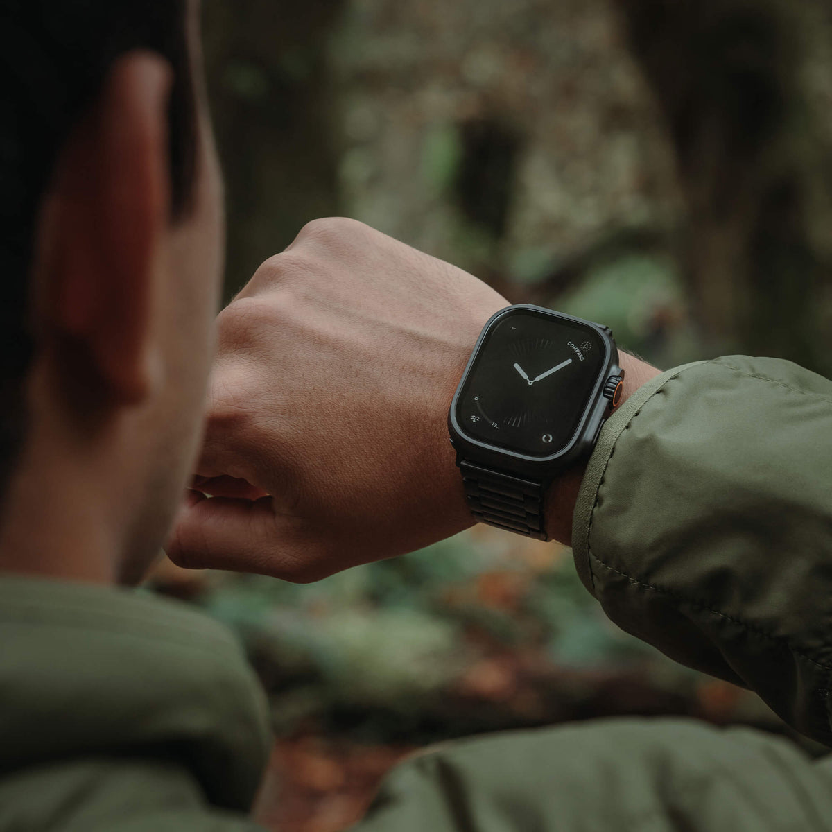 Apple Watch Ultra 2 Black Titanium Band - SANDMARC #type_grade 5