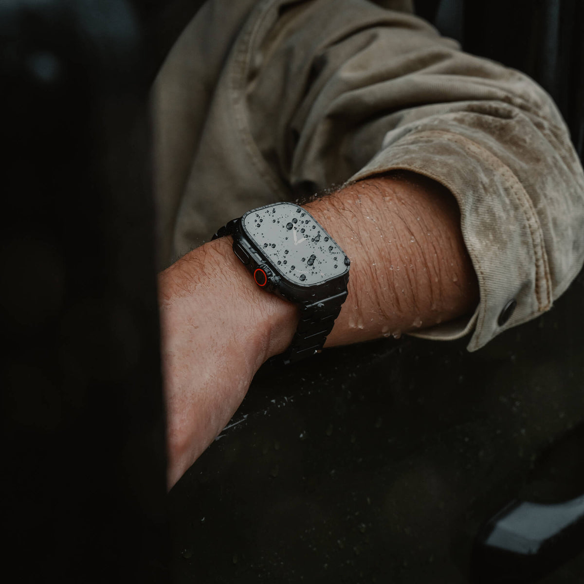 Apple Watch Ultra 2 Black Titanium Band - SANDMARC #type_grade 5