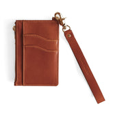 Women Capture Leather Wallet - SANDMARC #color_tan