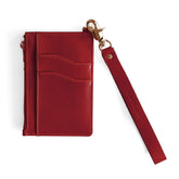 Women Capture Leather Wallet - SANDMARC #color_red