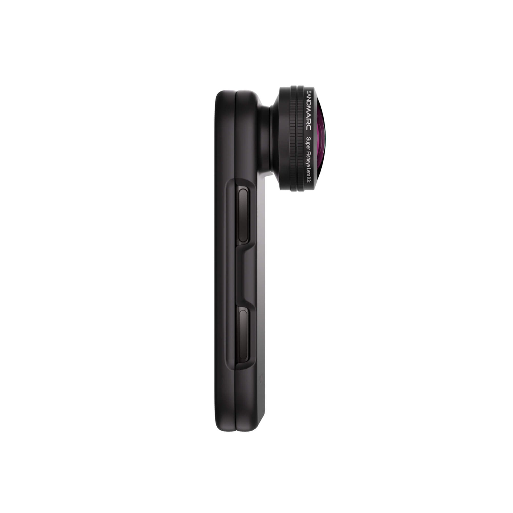 iPhone Duo Fisheye Lens - Side View - SANDMARC - On Clean White Background