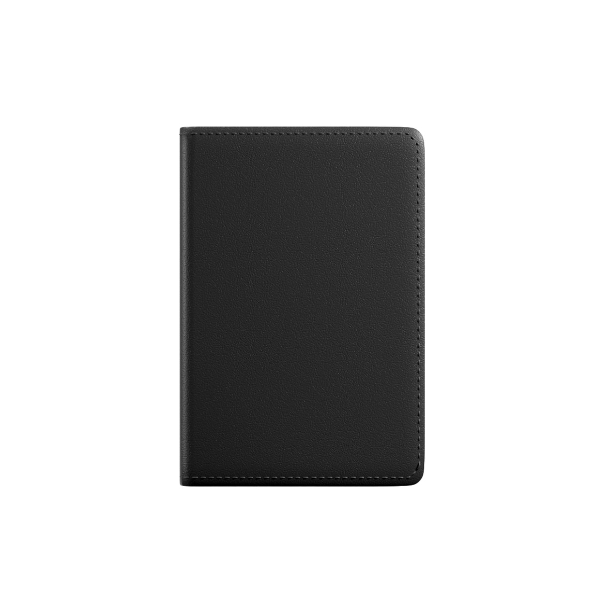 Leather Minimal Wallet - SANDMARCED #color_black