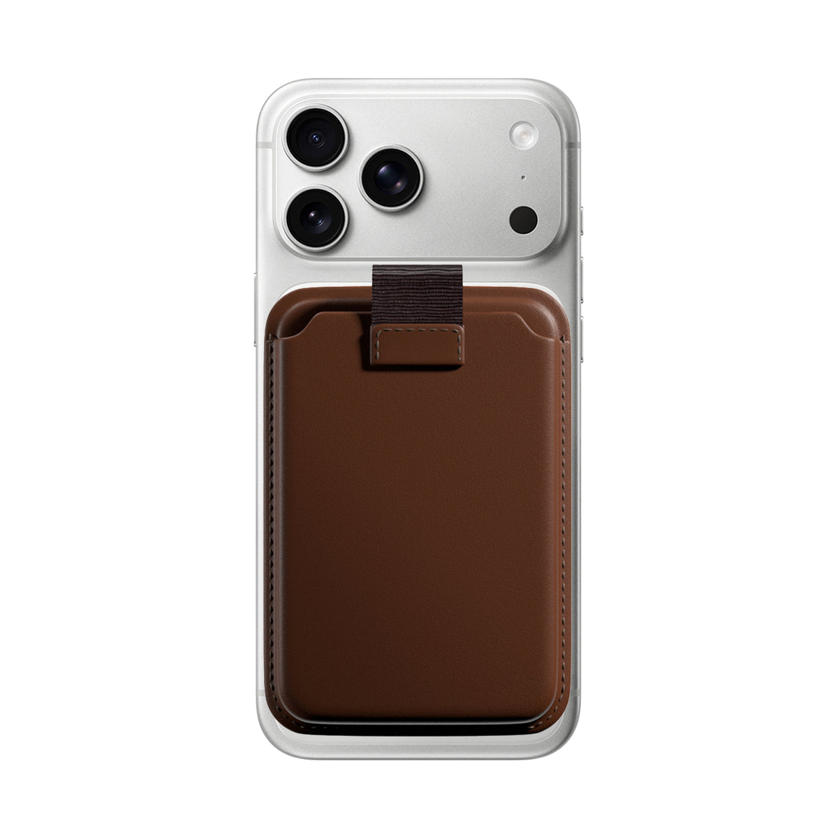 Leather Wallet - iPhone (Magsafe Compatible) #color_brown