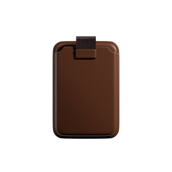 MagSafeBrownLeatherWalletforiP