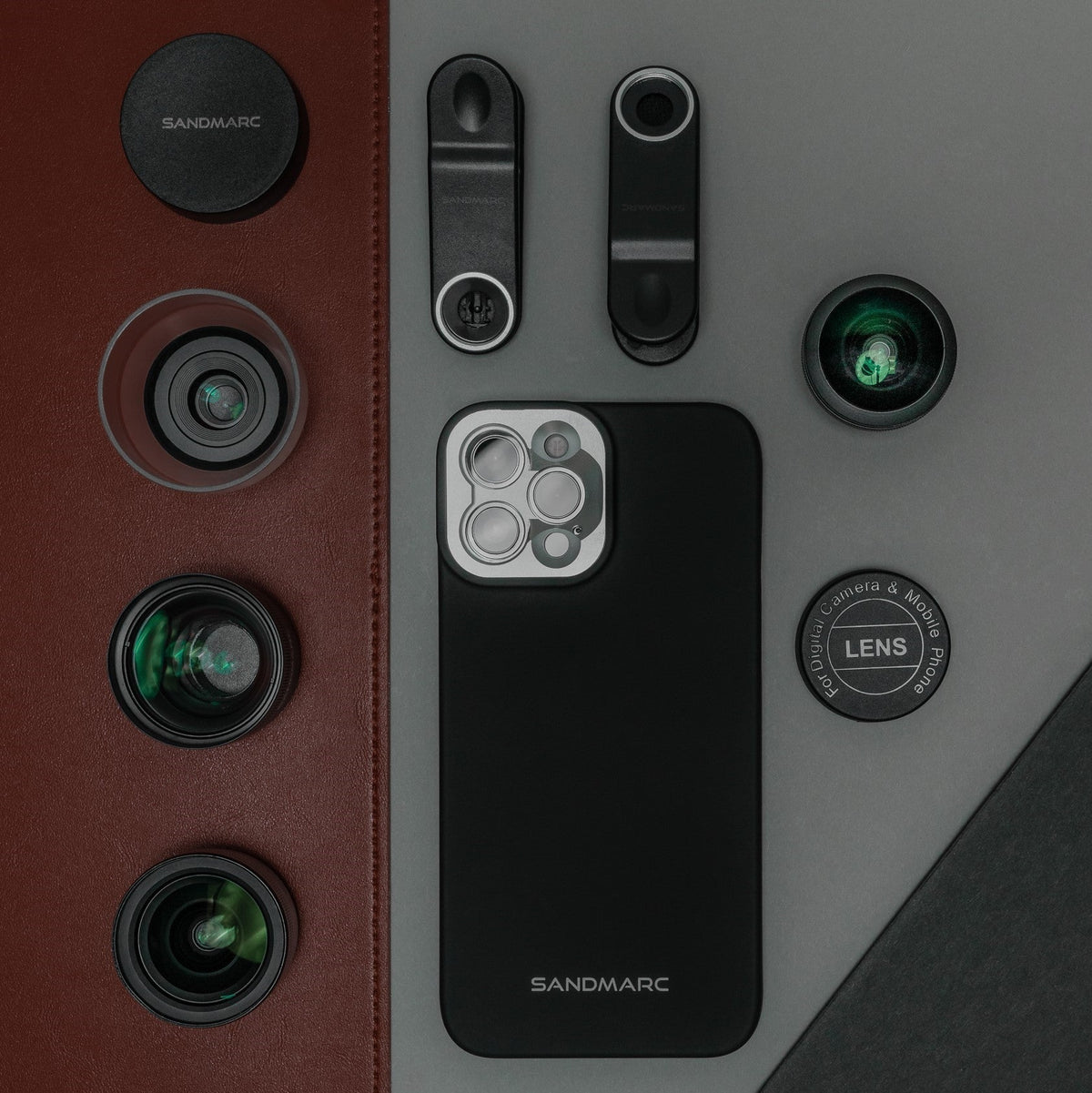 iPhone 17 Air Lens Kit - Telephoto, Macro, Wide & Fisheye - SANDMARC