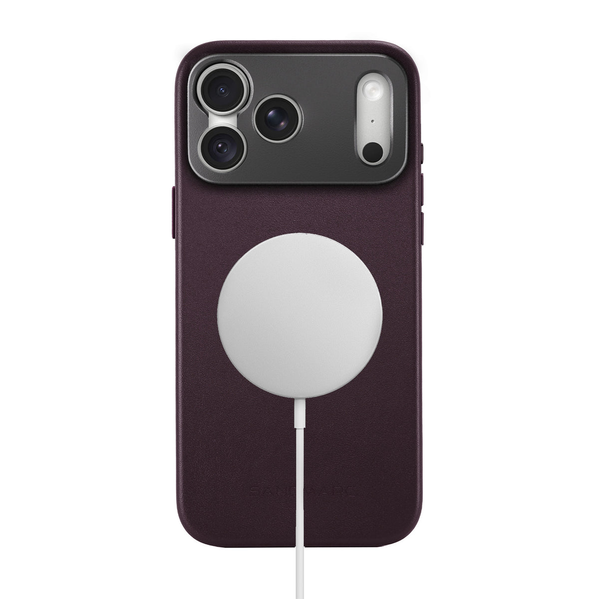 Pro Leather Case - iPhone 18 Pro Max - Burgundy with MagSafe