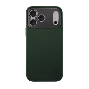 iPhone 18 Pro Max Leather Case - Forest Green - MagSafe Compatible - SANDMARC - Side Profile on clean white background