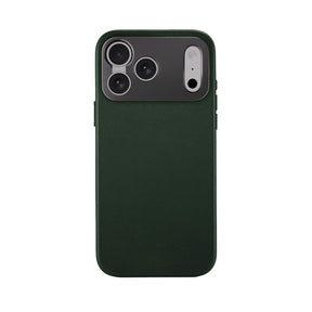 iPhone 18 Pro Max Leather Case - Forest Green - MagSafe Compatible - SANDMARC - Side Profile on clean white background