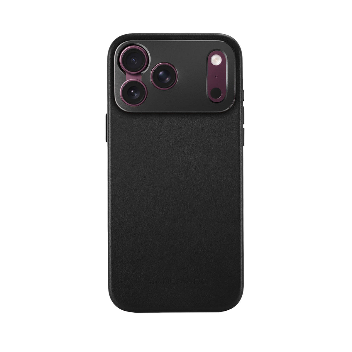 iPhone 18 Pro Leather Case - MagSafe Compatible - Black