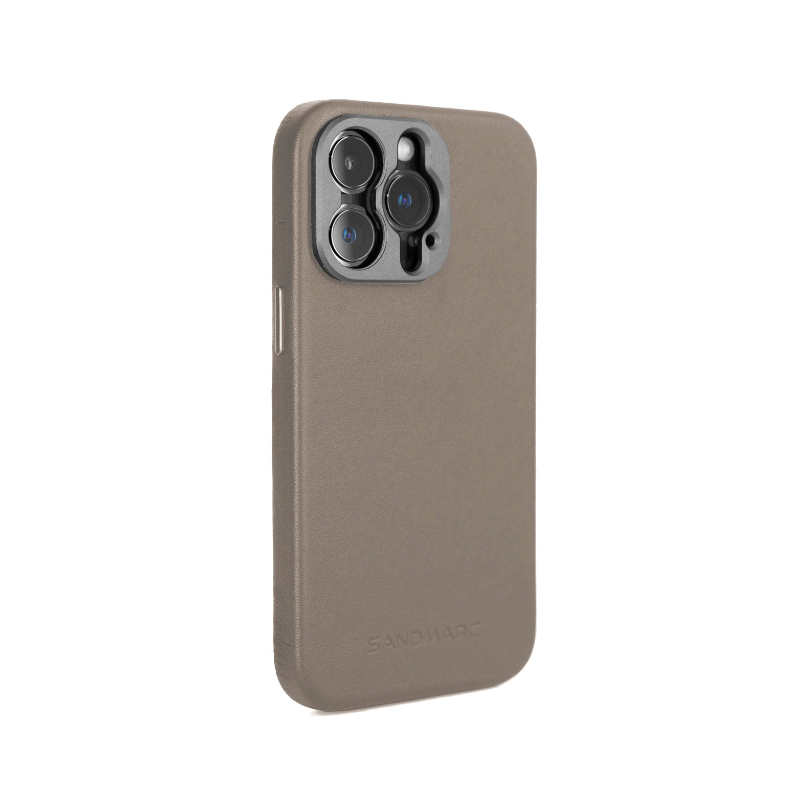 iPhone 14 Pro Leather Case - Nude, Sand, Beige - SANDMARC