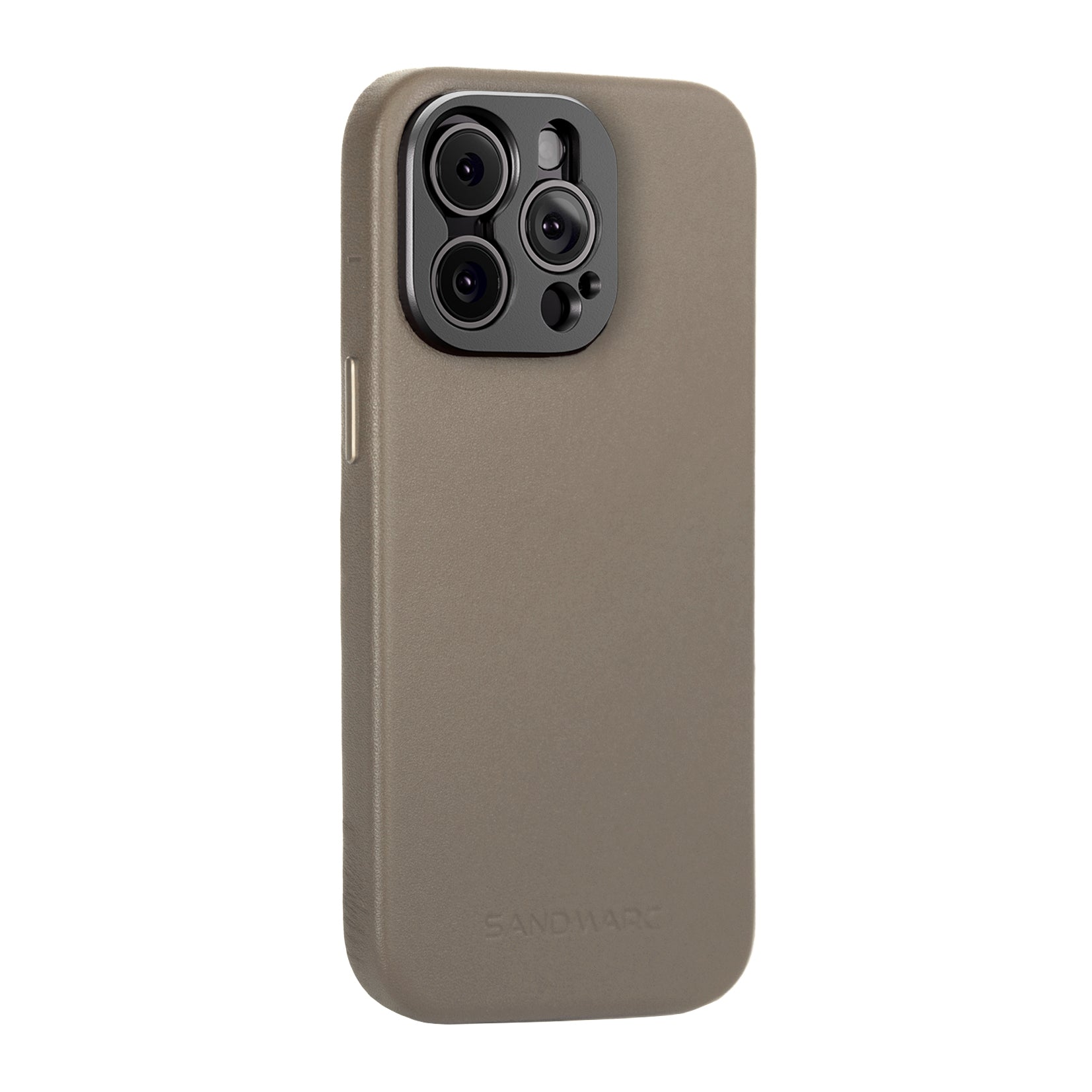 iPhone 15 Pro Max Leather Case  Sand (works with MagSafe) - SANDMARC