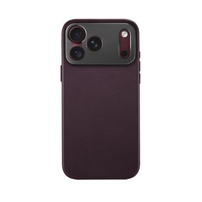 Pro Leather Case - iPhone 18 Pro - Burgundy
