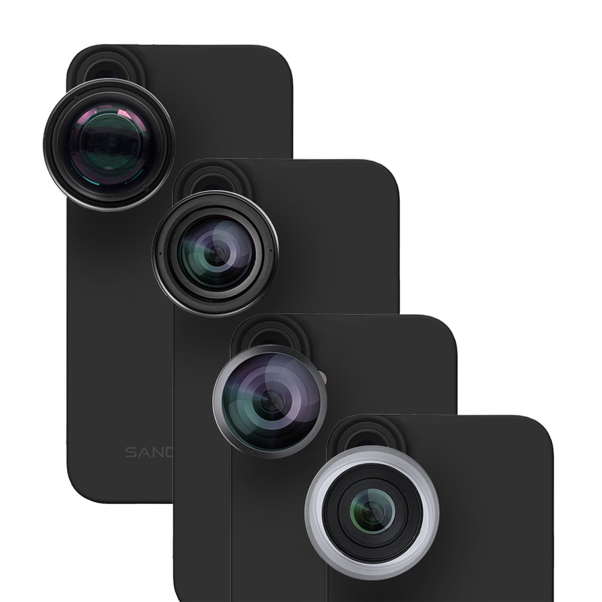 iPhone 16 Plus Lens Kit - Telephoto, Macro, Wide & Fisheye - SANDMARC