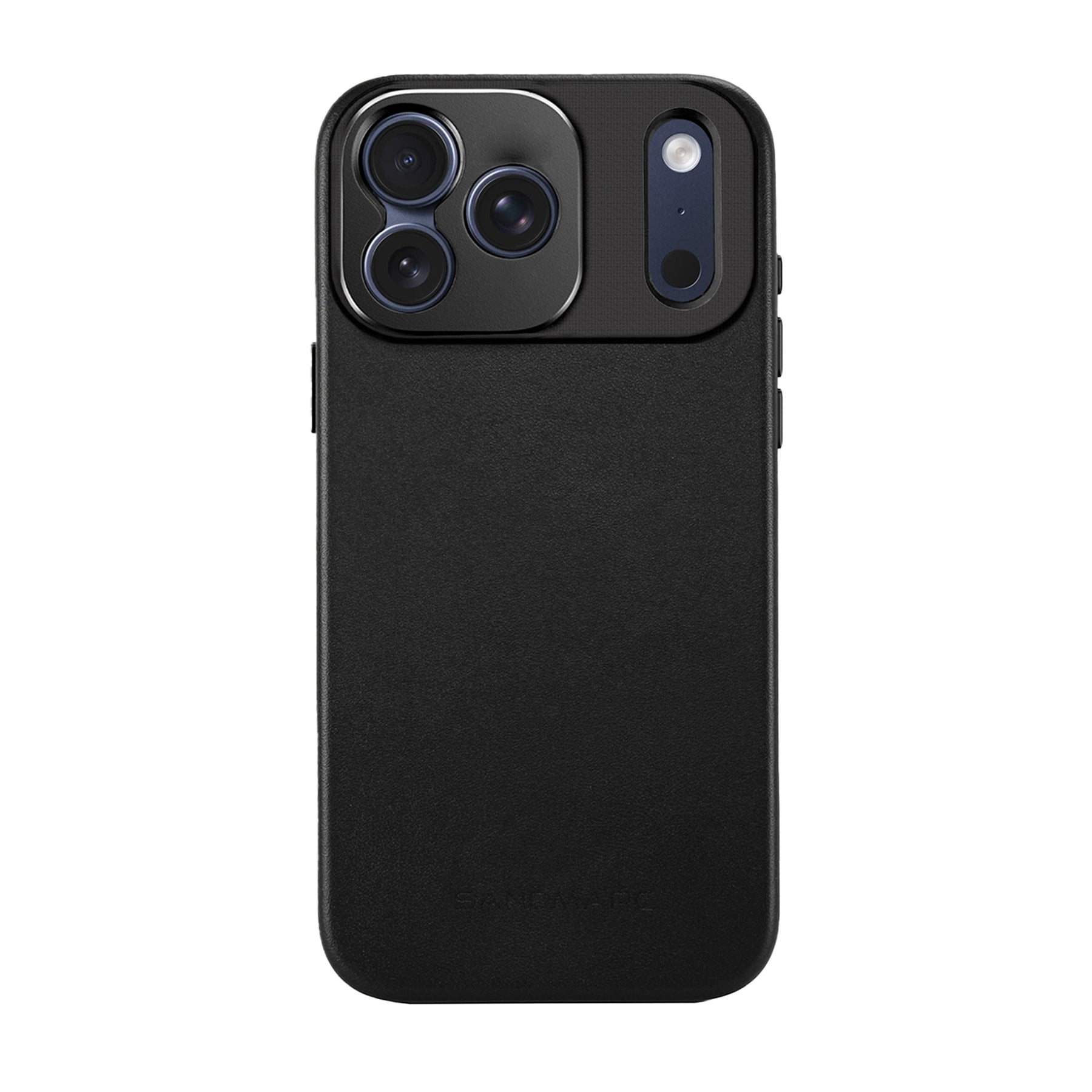 iPhone 17 Pro Max Leather Case - MagSafe Compatible - Black