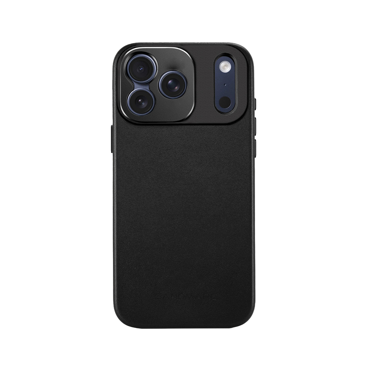 iPhone 17 Pro Leather Case - MagSafe Compatible - Black