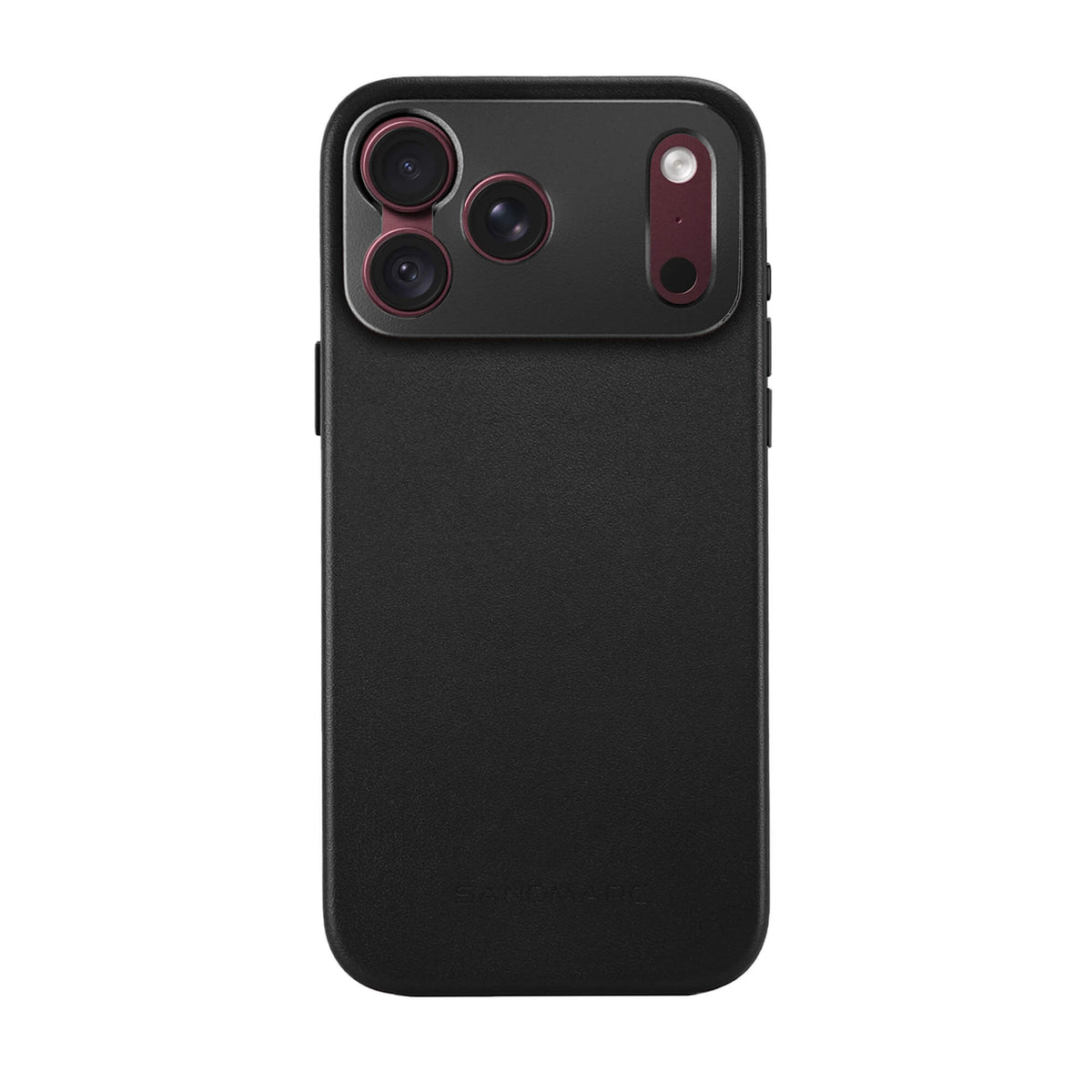 iPhone 18 Pro Max Leather Case - MagSafe Compatible - Black