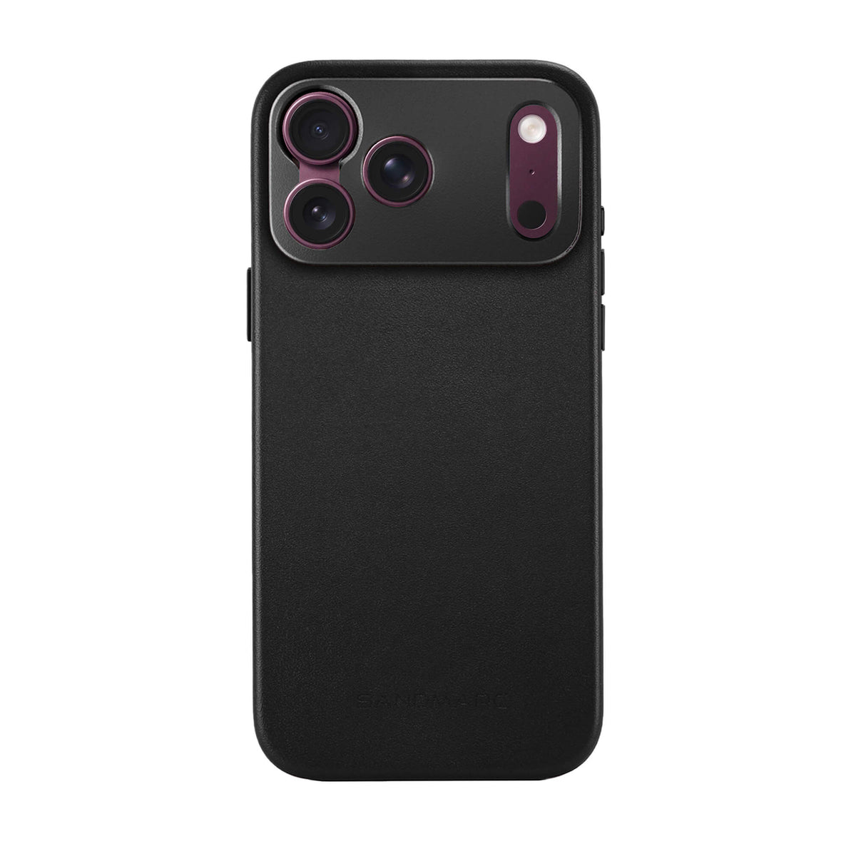 iPhone 18 Pro Max Leather Case - MagSafe Compatible - Black