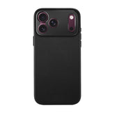 iPhone 18 Pro Max Leather Case - MagSafe Compatible - Black