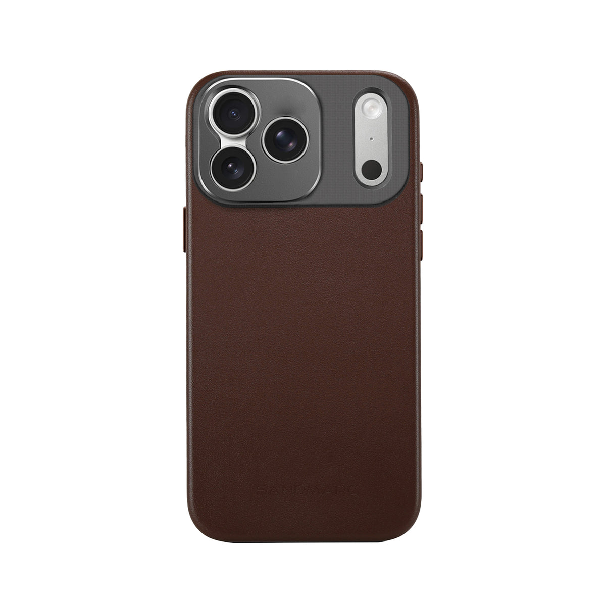iPhone 17 Pro Leather Case - Brown - MagSafe Compatible - SANDMARC