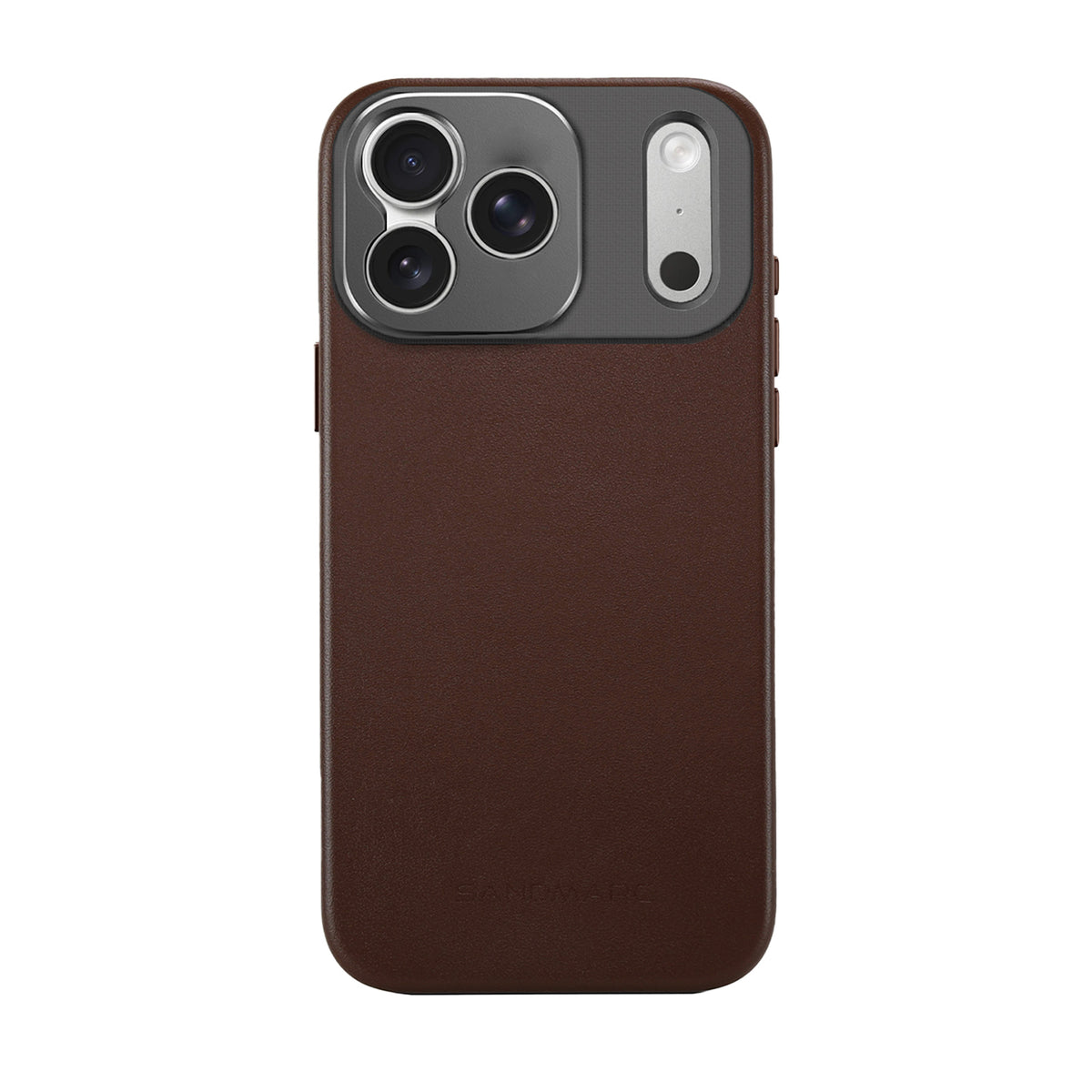 iPhone 17 Pro Max Leather Case - Brown - MagSafe Compatible - SANDMARC