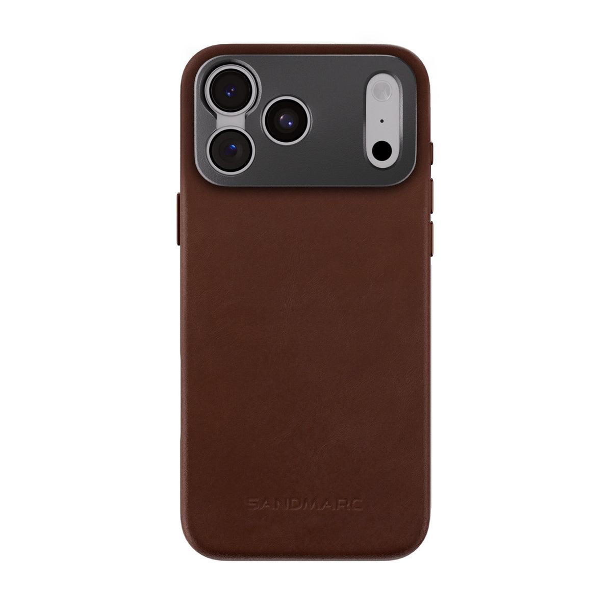iPhone 17 Pro Max Leather Case - Brown - MagSafe Compatible - SANDMARC