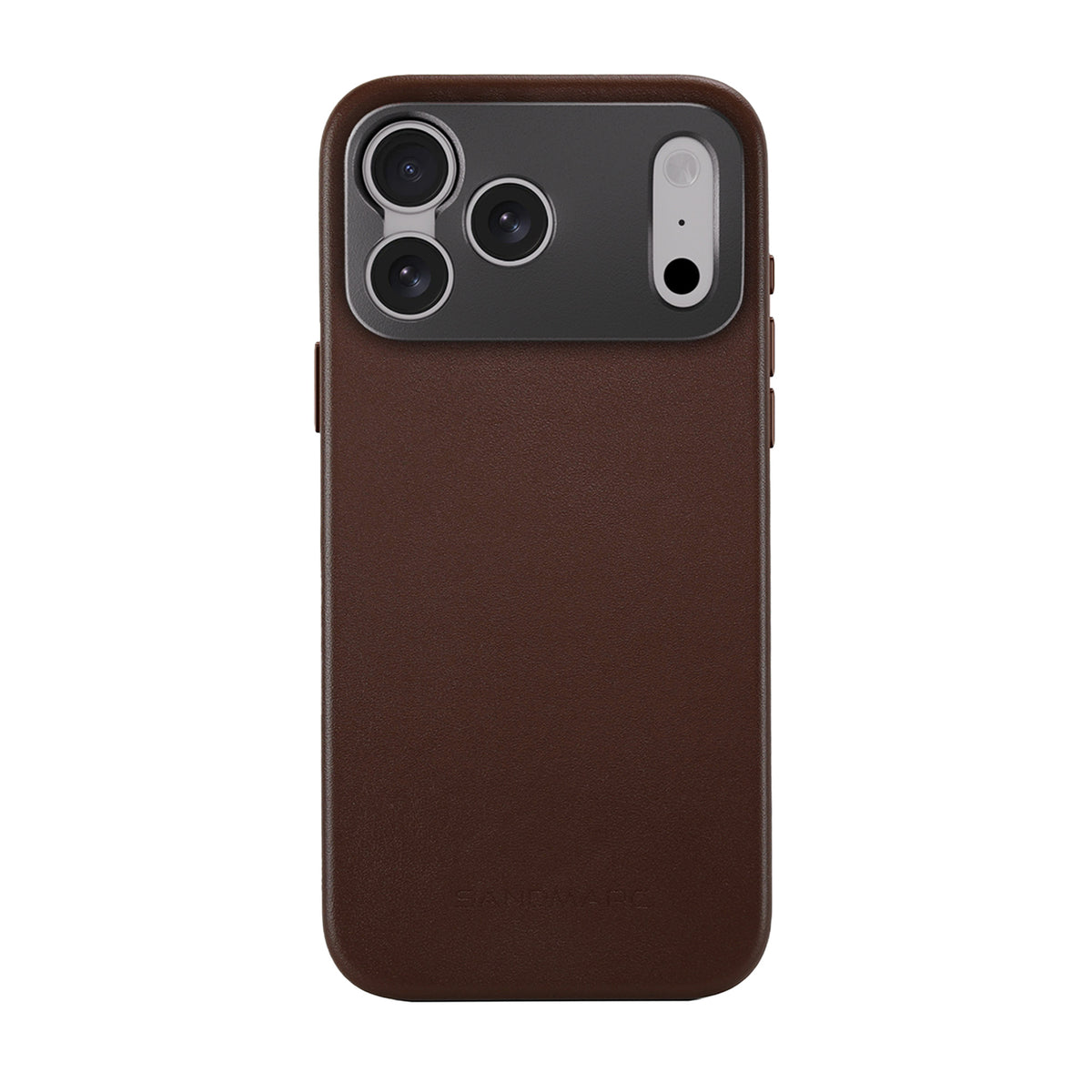 iPhone 17 Pro Max Leather Case - Brown - MagSafe Compatible - SANDMARC