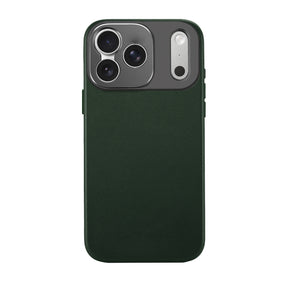 iPhone 17 Pro Max Green Leather Case