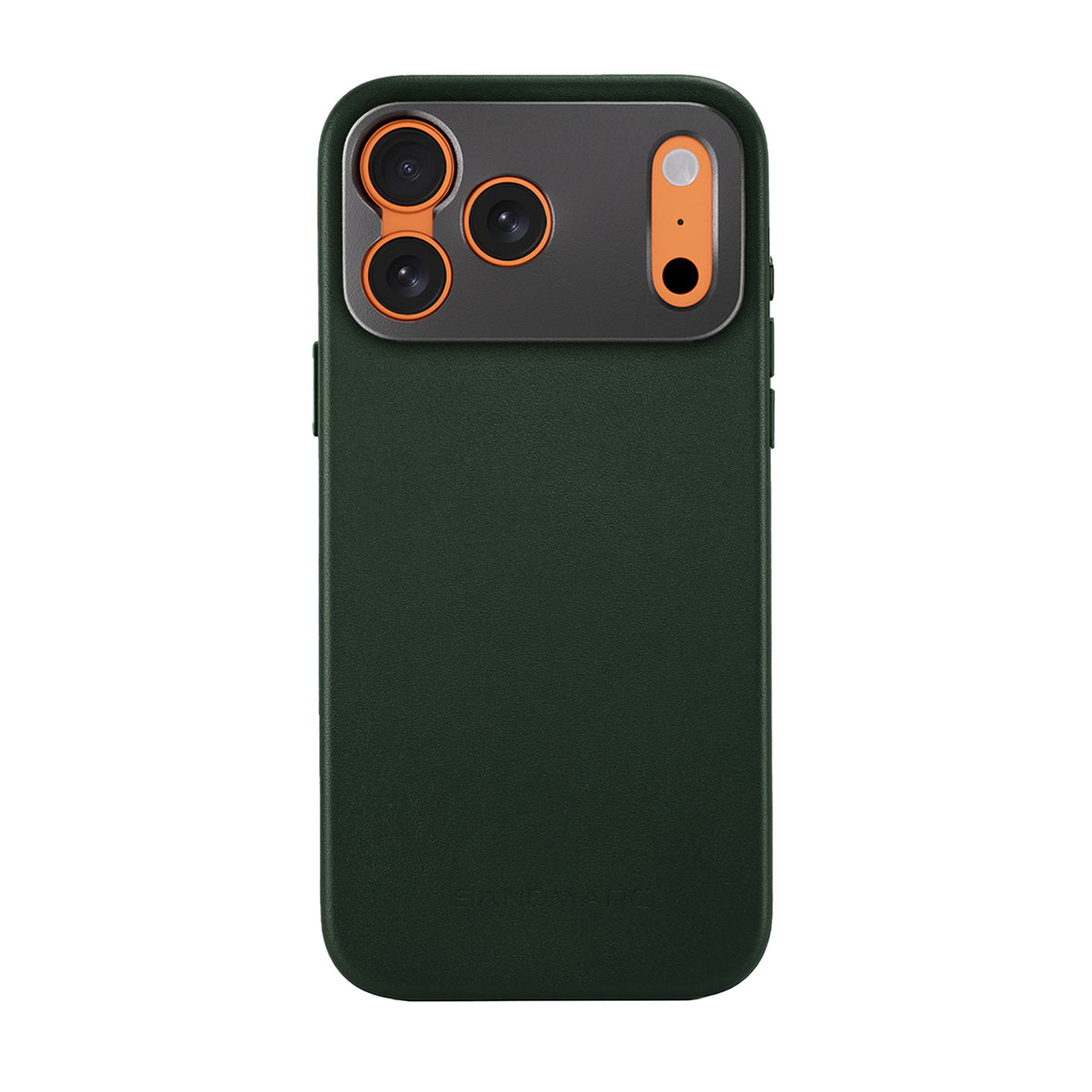 iPhone 17 Pro Max Green Leather Case