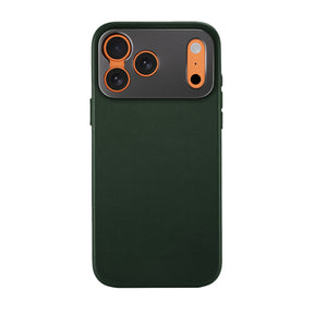 iPhone 17 Pro Max Green Leather Case