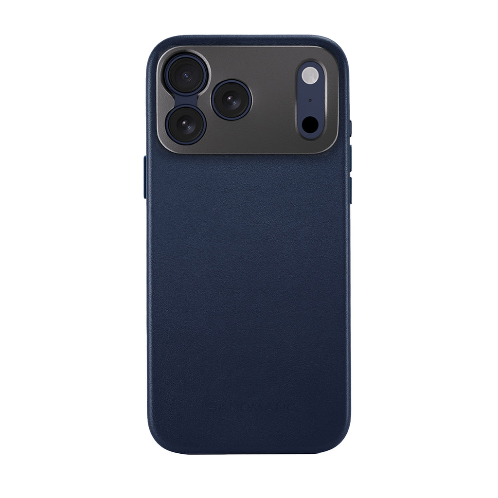 iPhone 17 Pro Max Leather Case | Navy Blue iPhone 17 Pro Max Leather Case | Navy Blue
