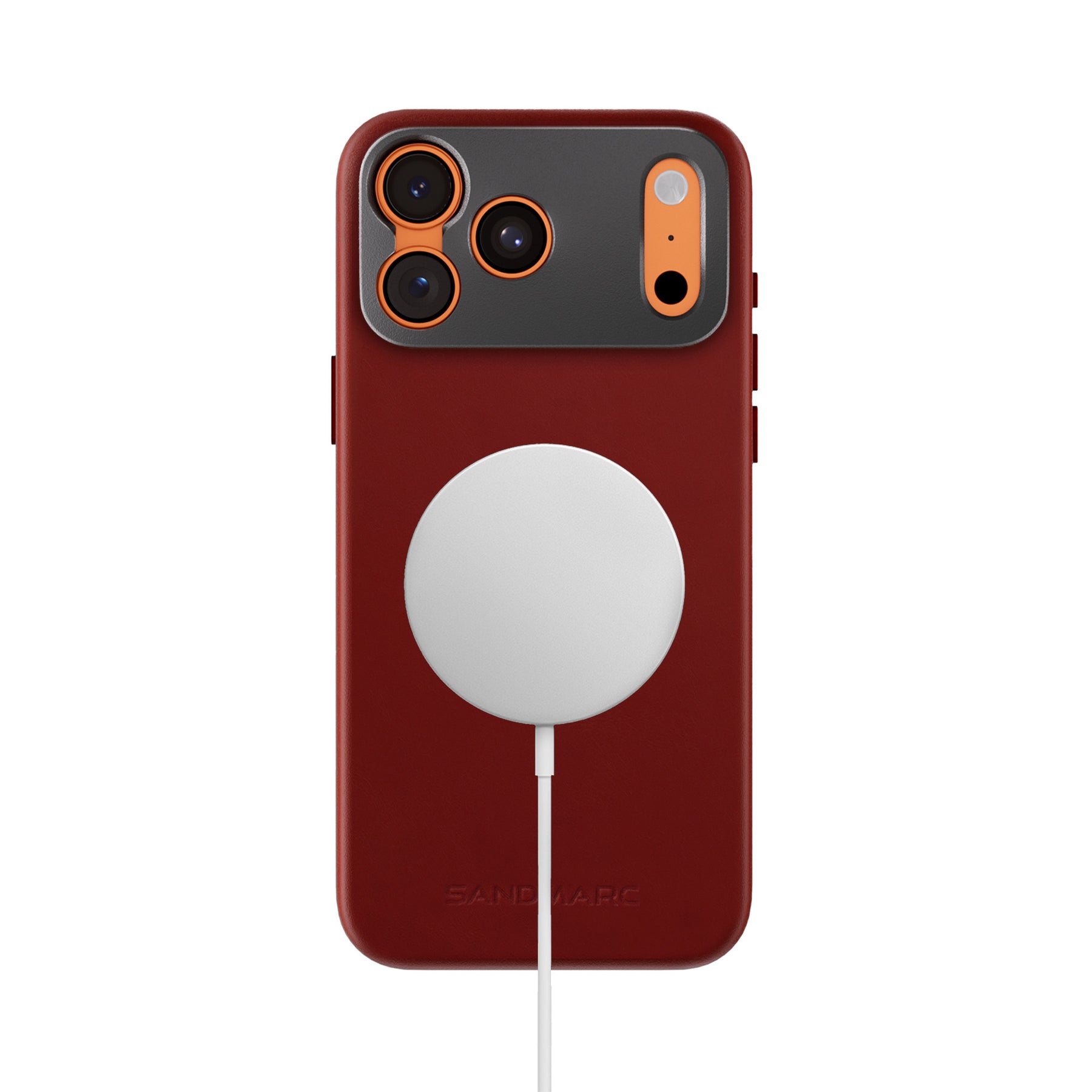 iPhone 17 Pro Leather Case | Red iPhone 17 Pro Leather Case | Red