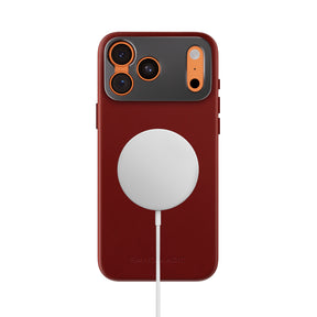 iPhone 17 Pro Leather Case | Red iPhone 17 Pro Leather Case | Red