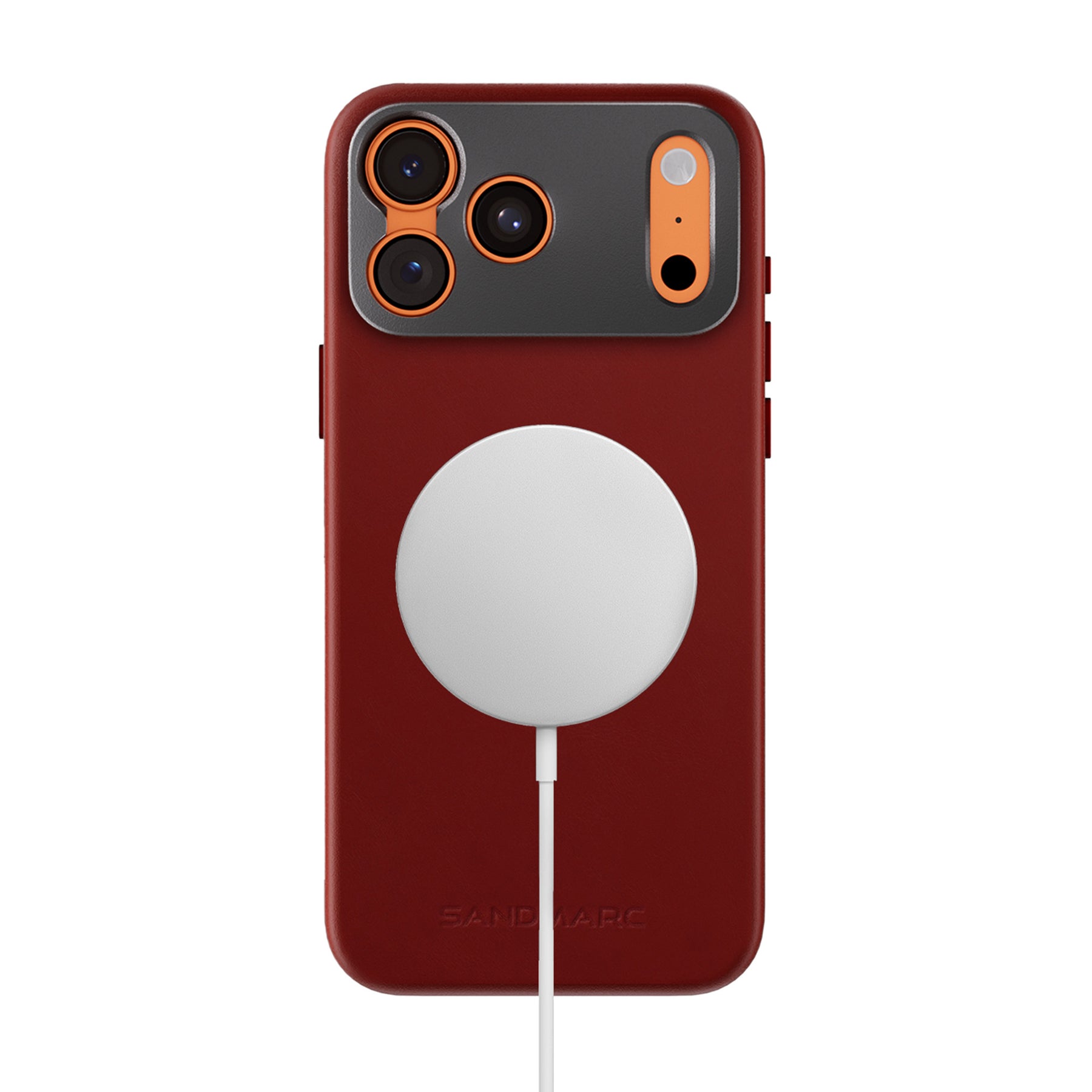 iPhone 17 Pro Max Leather Case | Red iPhone 17 Pro Max Leather Case | Red