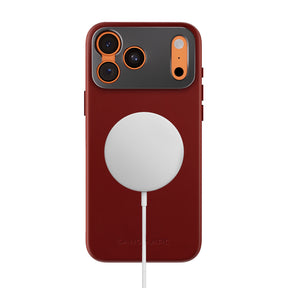 iPhone 17 Pro Max Leather Case | Red iPhone 17 Pro Max Leather Case | Red