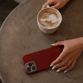 Pro Leather Case - iPhone 17 Pro Max - Red