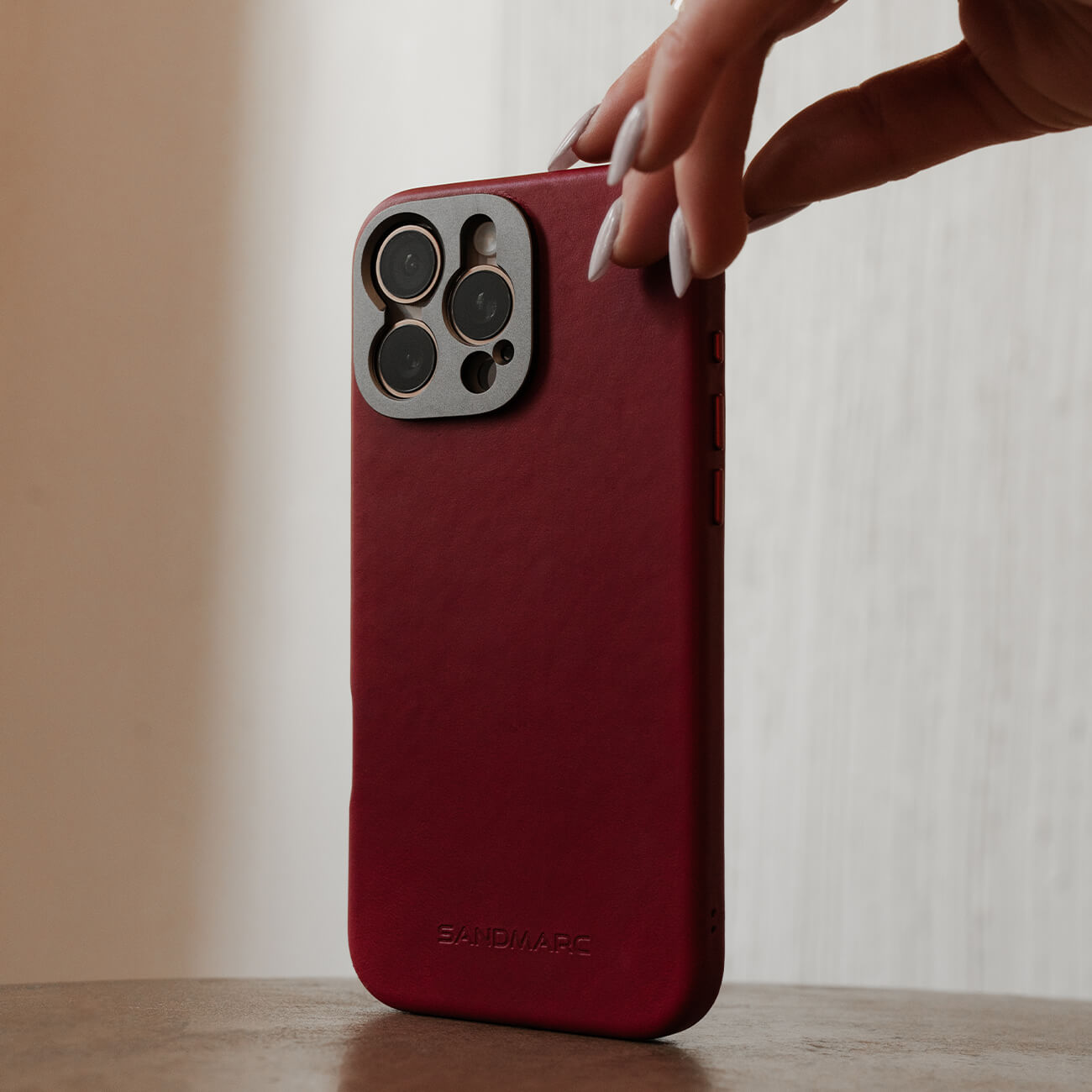 Pro Leather Case - iPhone 17 Pro Max - Red