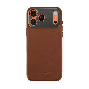 Leather Case - iPhone 17 Pro Max - Tan Orange